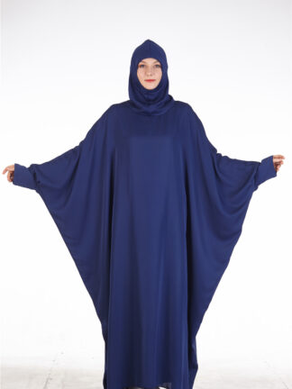 Купить Eid Muslim Women Hooded Hijab Dress Turkey Abaya Prayer Garment Long Khimar Jilbab Full Cover Ramadan Gown Islamic Clothes Niqab
