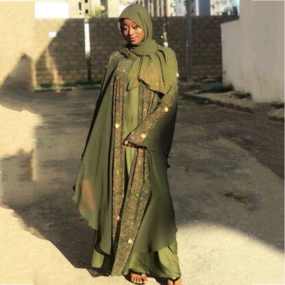 Купить Africa Clothing African Dresses for Women Muslim Long Dress Diamond Beading Islamic Moroccan Kaftan Djellaba Hijab Vestidos