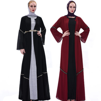 Купить Dubai Arab Women Open Abaya Muslim Eid Mubarak Turkey Kimono Cardigan Hijab Dress Maxi Abayas Kaftan Islam Robe Musulmane Jubah
