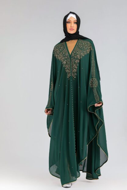 Купить Dubai Muslim Abaya Dress Women Outwear Moroccan Kaftan Abayas Tunic Arab Jubah Islamic Clothing Long Robe Loose Hijab Dresses