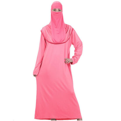 Купить Burqa Khimar Muslim Hijab Abaya Dress Women Islamic Niqab Burka Prayer Garment Set Kaftan Arab Islamic Clothing Ramadan Ropa