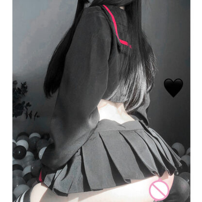 Купить Japanese Cute Girs Kawaii JK Uniform oita Mini Top Skirt Hot Sexy ingerie Schoo Gir Saior Moon ove ive Cospay Costumes s