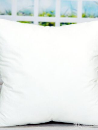 Купить 45*45cm Sublimation Square Pillowcases DIY Blank Pillowcase Pillow Cover for Heat Transfer Sofa Pillow Case Blank White Throw Pi
