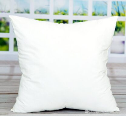Купить 45*45cm Sublimation Square Pillowcases DIY Blank Pillowcase Pillow Cover for Heat Transfer Sofa Pillow Case Blank White Throw Pi