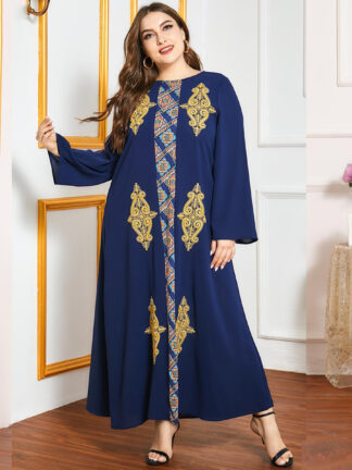 Купить Turkey Muslim Hijab Dress Women Embroidery Abaya Kaftan Robe Jubah Elbise Islam Dubai Islamic Clothing Arab Dresses with Poets