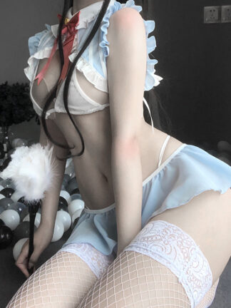 Купить Womens Sexy Cute Bunny Princess Uniform oita Seepwear Underwear Set Saior Anime Cospay Costumes Kawaii ingerie Maid Outfit s