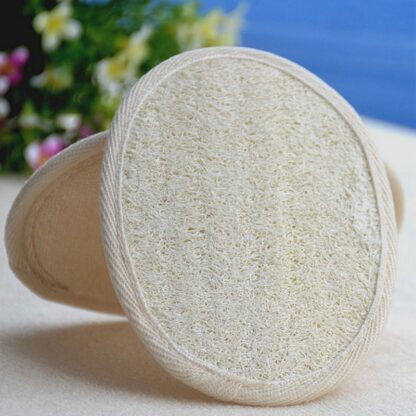 Купить Soft Exfoliating oofah Natural Body Back Sponge Strap Handle Bath Shower Massage Spa Scrubber Brush Skin body washing pad s