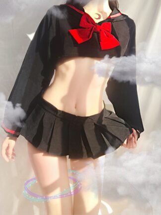 Купить Cute Anime Schoo Gir Uniform 2Ps Saior Cospay Party ingerie Japanese oita Outfit Underwear Set Exotic Costumes s