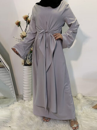 Купить Eid Mubarak Abaya Dubai Turkey Bandage Arabic Hijab Muslim Dress African Dresses for Women European Islam Clothing Vestidos Oman