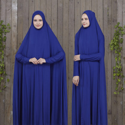Купить Eid Muslim Prayer Garment Hijab Dress Women Ramadan Thobe Eid Mubarak Musulman Hooded Dubai Turkey Jurken Abaya Islamic Robe