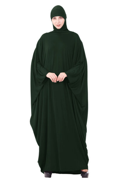 Купить 2 Piece Khimar Muslim Prayer Garment Sets Women Jilbab Veil Abaya Hijab Arab Dress Islamic Overhead Burqa Full Cover Ramadan
