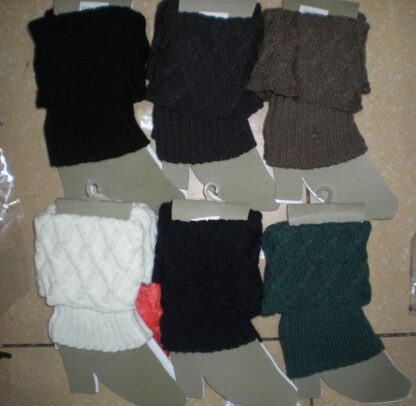 Купить Knited leg warmers Tight LEG CORVER Sexy Socks boot cover 20 pairs/lot #3473