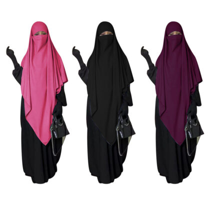 Купить Eid Hooded Muslim Women Long Khimar Hijab Prayer Garment Djellaba Jilbab Abaya Ramadan Gown Abayas Islamic Niqab Burka Jubah