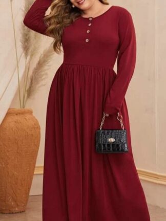 Купить Vintage Muslim Women Dress Solid Color Abaya Plus Size French Style Vestidos Mujer Moroccan Kaftan Turkey Dubai Maxi Casual Gown