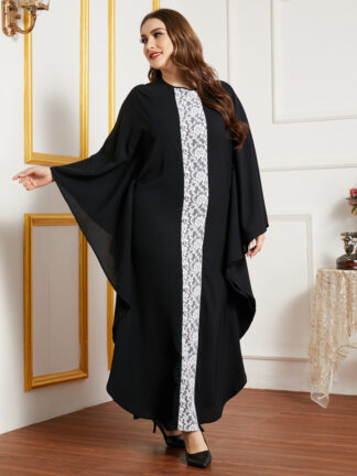 Купить Turkey Dubai Abaya Muslim Dress Women Bat Sleeve Loose Ropa Long Hijab Dresses Jilbab Moroccan Kaftan Arabic Clothes Vestidos