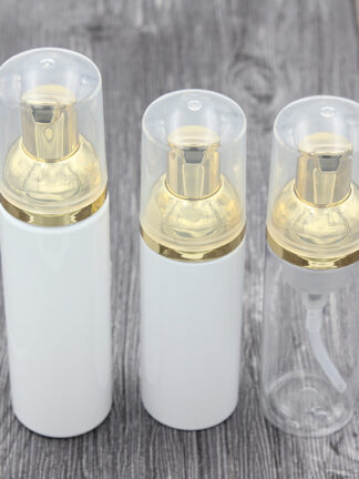 Купить 30ml 50ml Plastic Soap Dispenser Bottle Foam Pump Bottles Gold Mousses iquid Hand Sanitizer Foaming Container s
