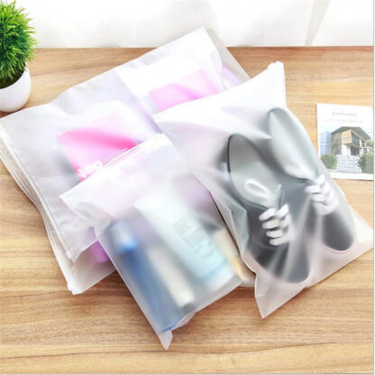 Купить Travelling Storage Bag Frosted Plastic Reclosable Zipper Bags Reusable Packaging Pouch for Clothes Jewelry Food Package s