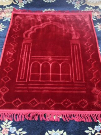 Купить Thien Cashmere Muslim Prayer Mat The Mosque High-end Chenille Worship Carpet 80*125cm Islamic Musallah Rugs Arab Anti-slip Mat