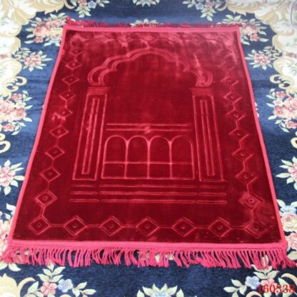 Купить Thien Cashmere Muslim Prayer Mat The Mosque High-end Chenille Worship Carpet 80*125cm Islamic Musallah Rugs Arab Anti-slip Mat