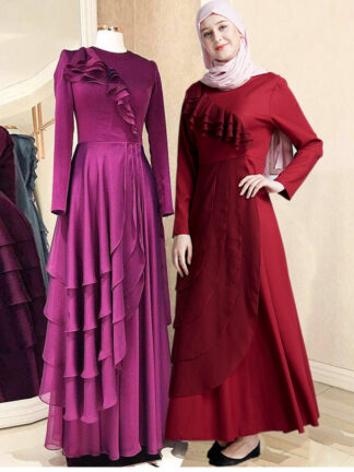 Купить Eid Muslim Abaya Maxi Dress Turkey Abaya Moroccan Long Robe Gowns Jubah Malaysia Ramadan Arab Islamic Prayer Clothing Burka