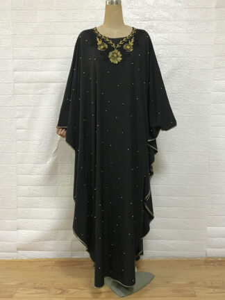 Купить Eid Muslim Abaya Dress Women Moroccan Kaftan Ramadan Islamic Dubai Prayer Garment Caftan Embroidery Turkey Long Robe Abayas