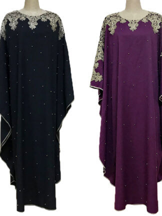 Купить Bangladesh Ramadan Women Muslim Sets Djellaba Femme Islamic Clothing Abayaslinen Dubai Abaya Arabic Embroidered Dress Femme 2021