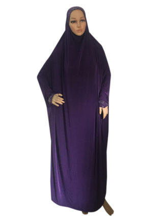 Купить Muslim Hijab Robe Hijab Dress Worship Service Clothes Islamic Hooded Robe Full Cover Arab Kaftan Prayer Long Khimar Djellaba