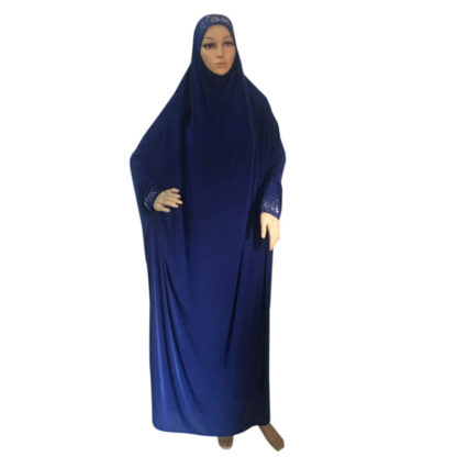 Купить Eid Ramadan Muslim Prayer Dress Diamond Women Long Khimar Abaya Moroccan Kaftan Robe Arab Jilbab Modest Long Djellaba Kaftan