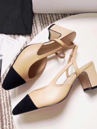 Купить Luxury Sandals Woman Genuine Leather Mid Heel Summer Luxury Designer Brand High Heel Ladies Shoes Zapatos De Mujer New
