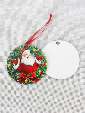 Купить Sublimation Christmas Pendant Wooden Heat Transfer Printing MDF Christmas Ornaments Pendant Decorations for DIY over A03 s