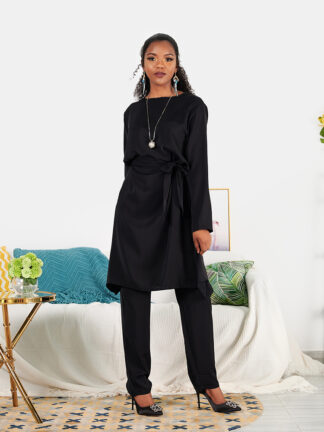 Купить African Muslim Women 2 Piece Set South Africa Dubai Abaya Musulman Ensembles Dress Muslim Sets African Dresses European Clothing