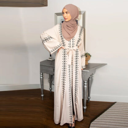 Купить Turkey Cardigan Abaya Eid Hijab Muslim Dress Ramadan Islamic Clothing Abayas for Women Dubai Kaftan Jilbab Robe Ropa Mujer Oman