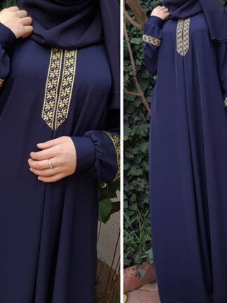 Купить Dubai Arab Muslim Abaya Dress Women Ramadan Print Moroccan Kaftan Islam Maxi Dresses Islamic Clothing Plus Size Abayas Eid