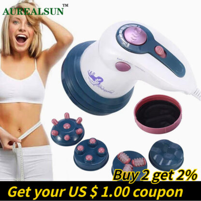 Купить Body massager anti cellulite Portable slimming relax health care Massage Instrument Handheld Vibration Cervical Spine Neck Waist