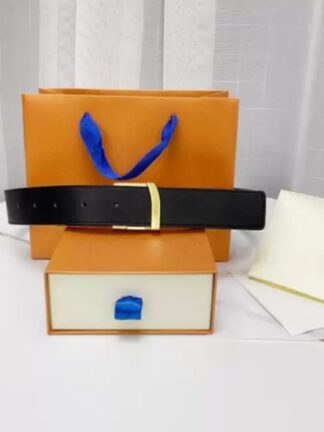 Купить 2021 Fashion Big buckle genuine leather belt with box designer men women high quality mens belts AAA