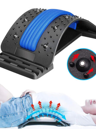 Купить Magic Back Stretcher Fitness Lumbar Equipment Relief Device Aesthetic Relax Massageador Body Cervical Relief Pain Massage Tool