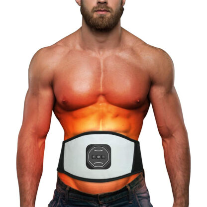 Купить Intelligent USB Rechargeable EMS Fitness Trainer Belt LED Display Electrical Muscle Stimulator Abdominal Home Gym Training