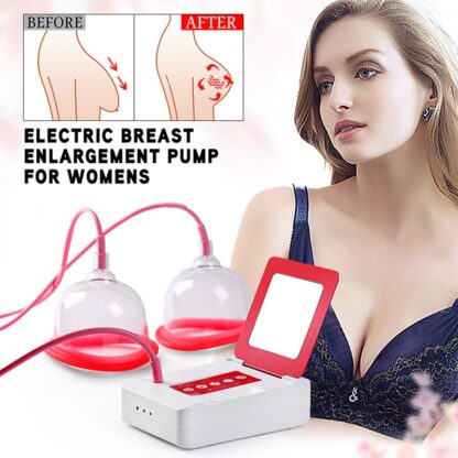 Купить Electric Breast Enlargement Vacuum Pump Cupping Body Suction Pump Breast Enhacer Buttocks Lifter Massage For Womens