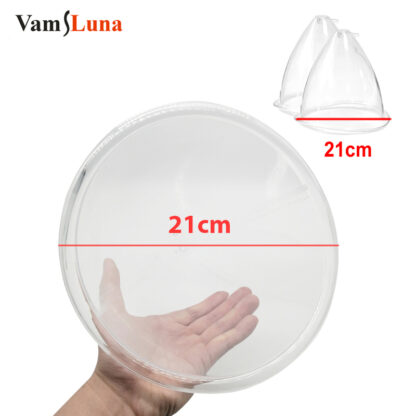 Купить VamsLuna 2PCS 21 cm Size Buttock Sucker Vacuum Stimulator Cups Breast Enlargement Pump Cupping Accessories