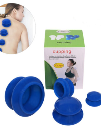 Купить Anti Cellulite Vacuum Silicone Vacuum Cans Suction Cups Massage Facial Body Therapy Massages Health Care 4 Size