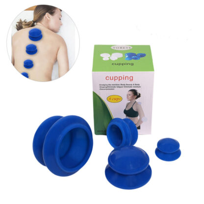 Купить Anti Cellulite Vacuum Silicone Vacuum Cans Suction Cups Massage Facial Body Therapy Massages Health Care 4 Size