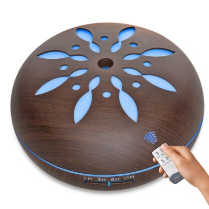 Купить 2021 New Design Remote Control Aroma Diffuser with 7 Color Changing LED Light Ultrasonic Cool Mist Essential Oil Humidifier