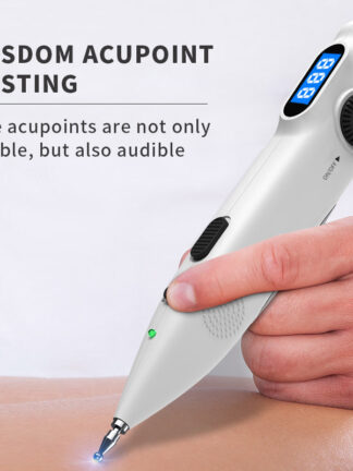 Купить Acupuncture Pen With Digital Display Electro Acupuncture Point Muscle Stimulator Device Massage Equipment Health Care 2021 New