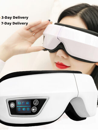 Купить DIOZO Air Pressure Eye Massager Vibration Hot Compress Eyes Mask Bluetooth Music Fatigue Relief Relax Eye Massager Rechargeable