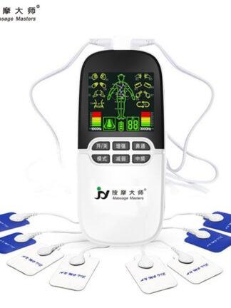 Купить Dual Channel EMS TENS Unit Machine Muscle Stimulator EMS Electronic Pulse Massager Electric herald Tens Machine Acupuncture Body