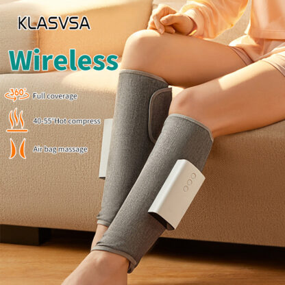 Купить Wireless Air Compression Leg Massager Rechargeable Completely Wrapped Relieve Calf Muscle Fatigue Massage Relaxation