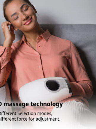 Купить Breo WOWOS Electric Acupressure Hand Massager Palm Finger Massage with Air Pressure Heat Compression and LCD Disply