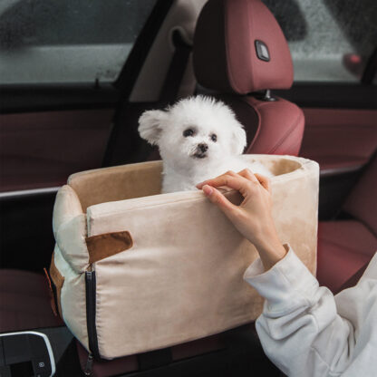 Купить Puppy Cat Bed for Car Portabe Dog Bed Trave Dog Carrier Protector for Sam Dogs Safety Car Centra Contro Pet Seat Chihuahua