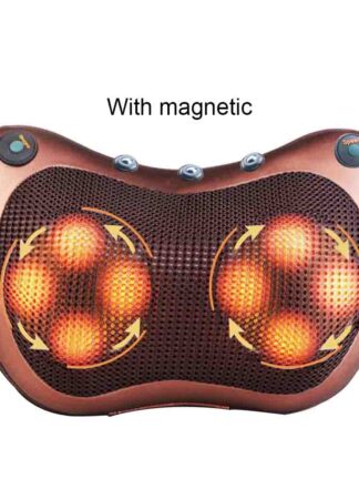 Купить Multifunctional Relaxation Massage Pillow Shoulder Back Infrared Heating Vibrator Electric Kneading for shiatsu Neck Massage