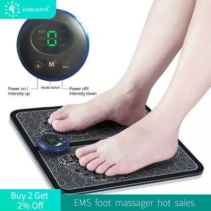 Купить Getyoursave Tens Fisioterapia Foot Massager Mat Massage Pes Muscular Electric Ems Health Care Relaxation Terapia Fisica